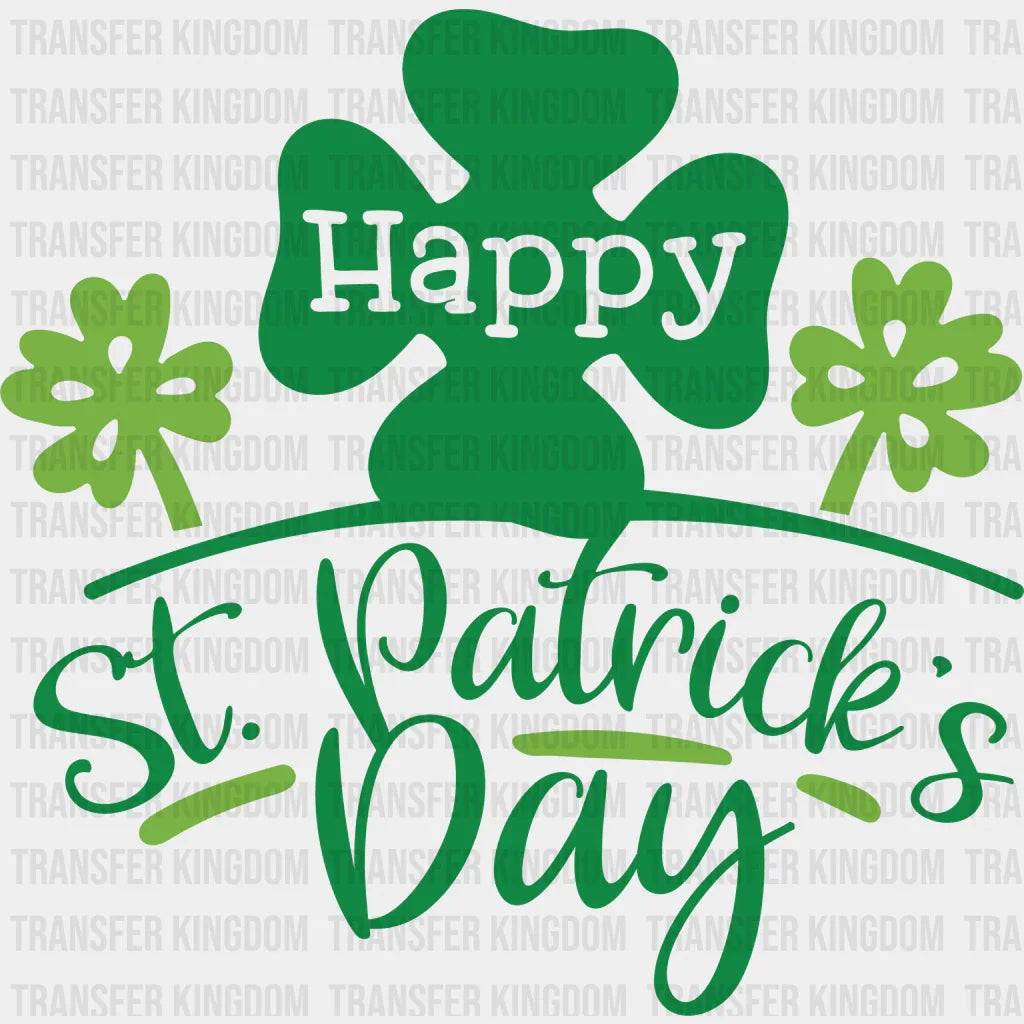 Happy St. Patrick's Day Design - DTF heat transfer - Transfer Kingdom