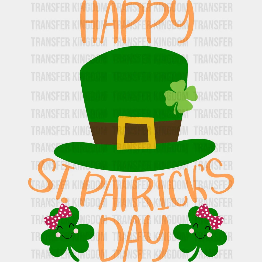 Happy St. Patrick's Day Design - DTF heat transfer - Transfer Kingdom