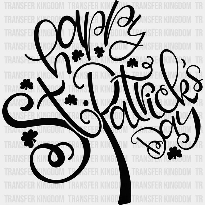 Happy St. Patrick's Day Tree Design - St. Patrick's Day DTF heat transfer