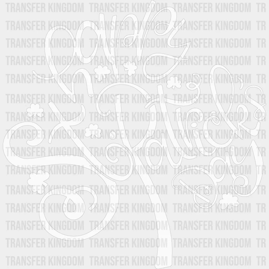 Happy St. Patrick's Day Design - DTF heat transfer - Transfer Kingdom