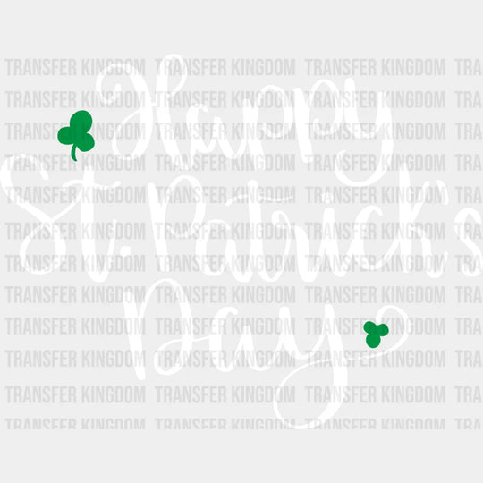 Happy St. Patrick's Day Design - DTF heat transfer - Transfer Kingdom
