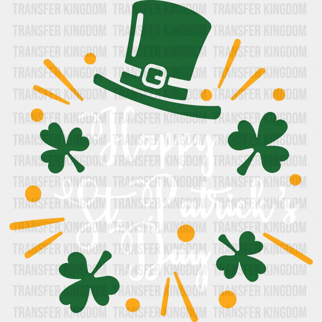 Happy St. Patrick's Day Design - DTF heat transfer - Transfer Kingdom
