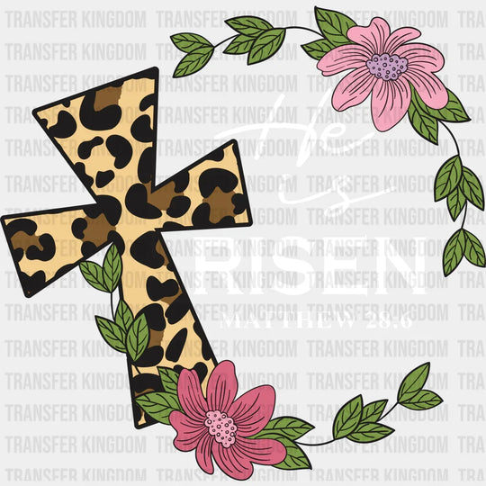 He Is Risen Easter Design- DTF heat transfer - Transfer Kingdom