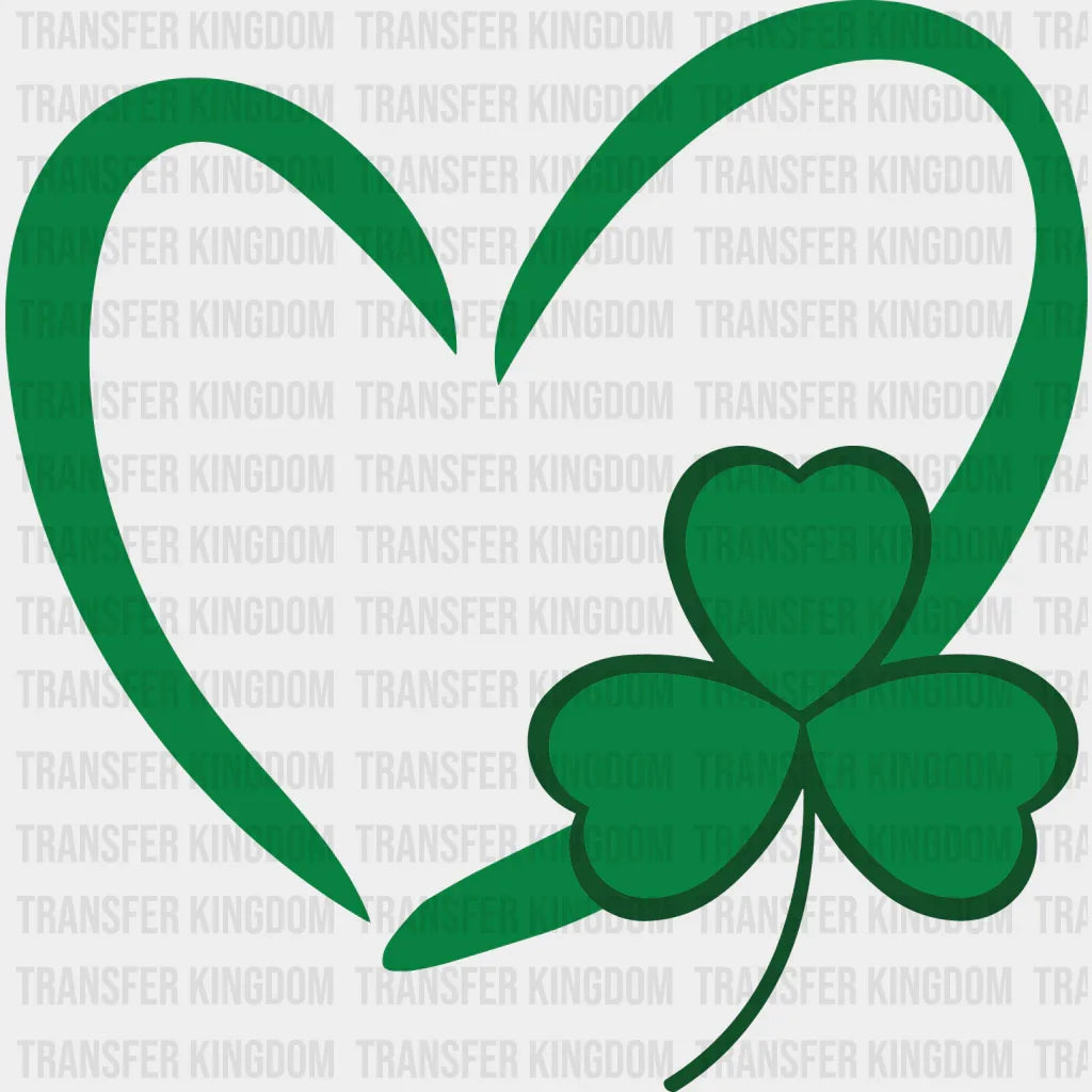 Heart St. Patrick's Day Design - DTF heat transfer - Transfer Kingdom