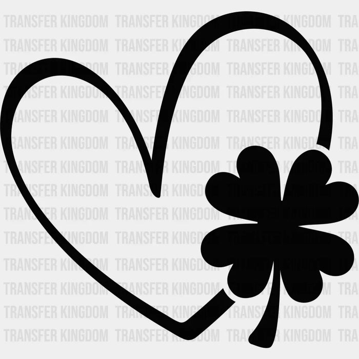 Heart St. Patrick's Day Design - DTF heat transfer