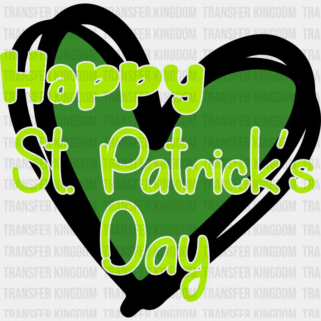 Heart St. Patrick's Day Design - DTF heat transfer - Transfer Kingdom
