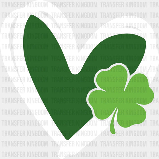 Heart St. Patrick's Day Design - DTF heat transfer - Transfer Kingdom