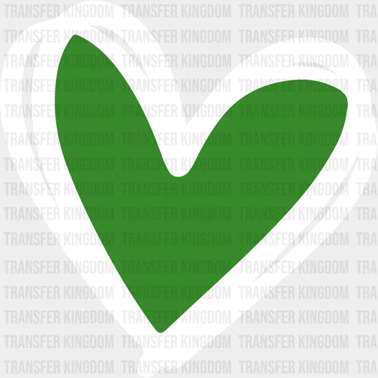 Heart St. Patrick's Day Design - DTF heat transfer - Transfer Kingdom