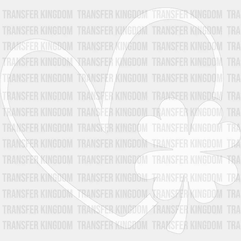 Heart St. Patrick's Day Design - DTF heat transfer - Transfer Kingdom