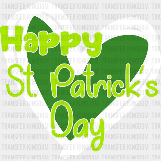 Heart St. Patrick's Day Design - DTF heat transfer - Transfer Kingdom
