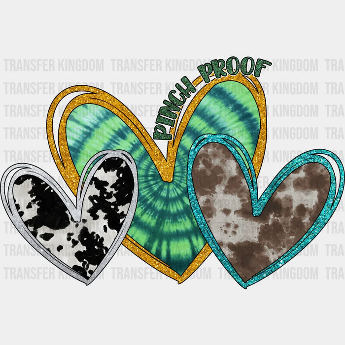 Hearts of Gold St. Patrick's Day Design - St. Patrick's Day DTF heat transfer