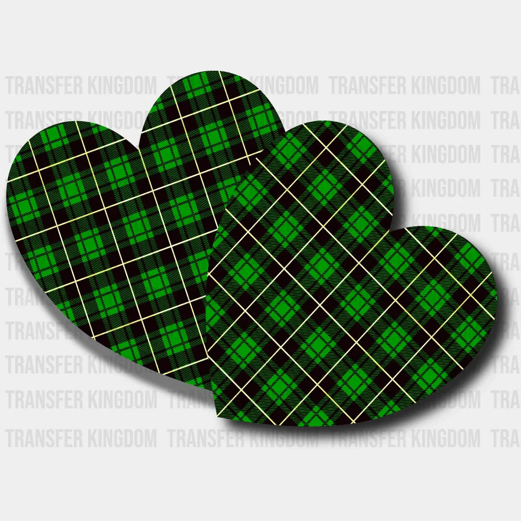 Hearts St. Patrick's Day Design - DTF heat transfer - Transfer Kingdom