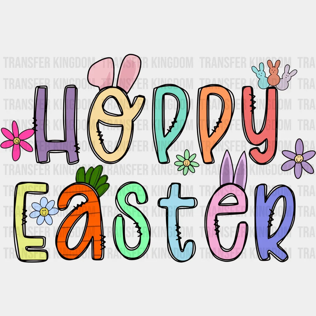 Hoppy Easter Design - DTF heat transfer - Transfer Kingdom