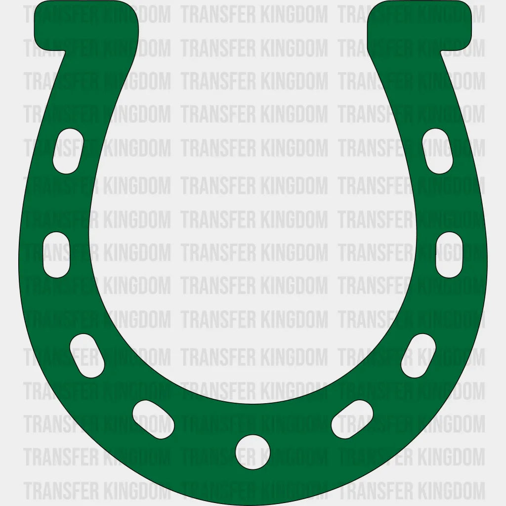 Horseshoe St. Patrick's Day Design - DTF heat transfer - Transfer Kingdom