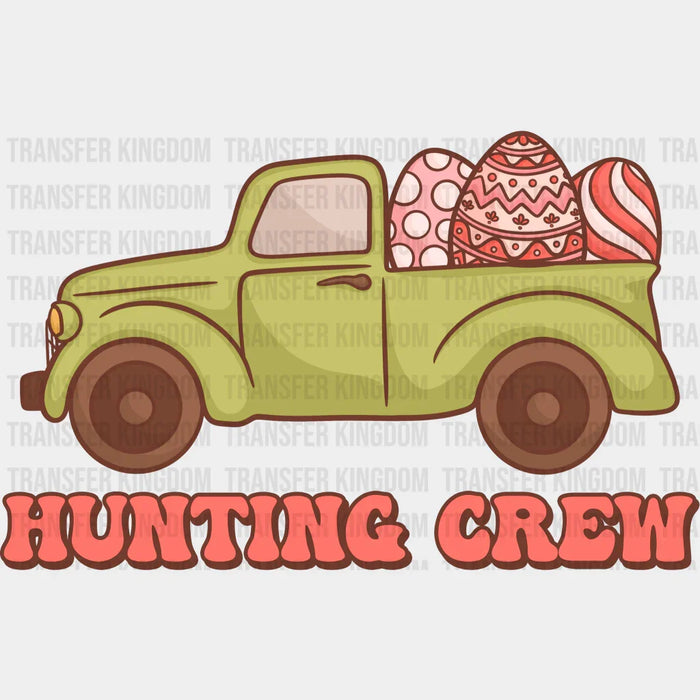 Hunting Crew Truck Easter Design - DTF heat transfer
