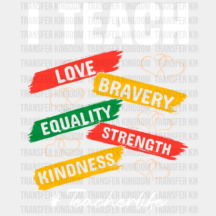 I Teach...- BLM design DTF heat transfer