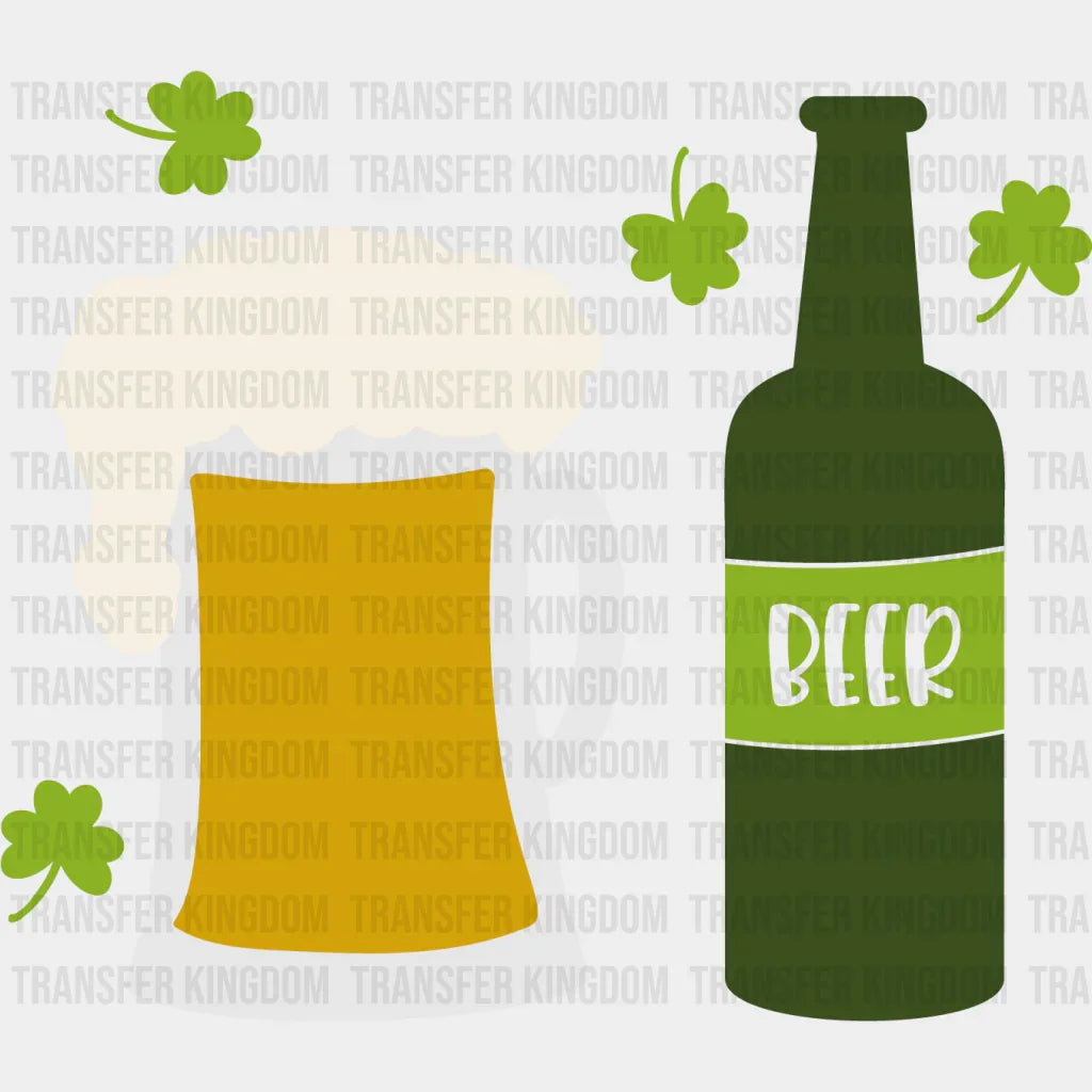 Irish Beer St. Patrick's Day Design - DTF heat transfer - Transfer Kingdom
