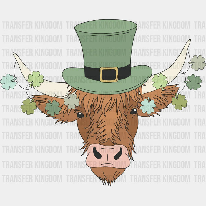 Irish Cow St. Patrick's Day Design - DTF heat transfer