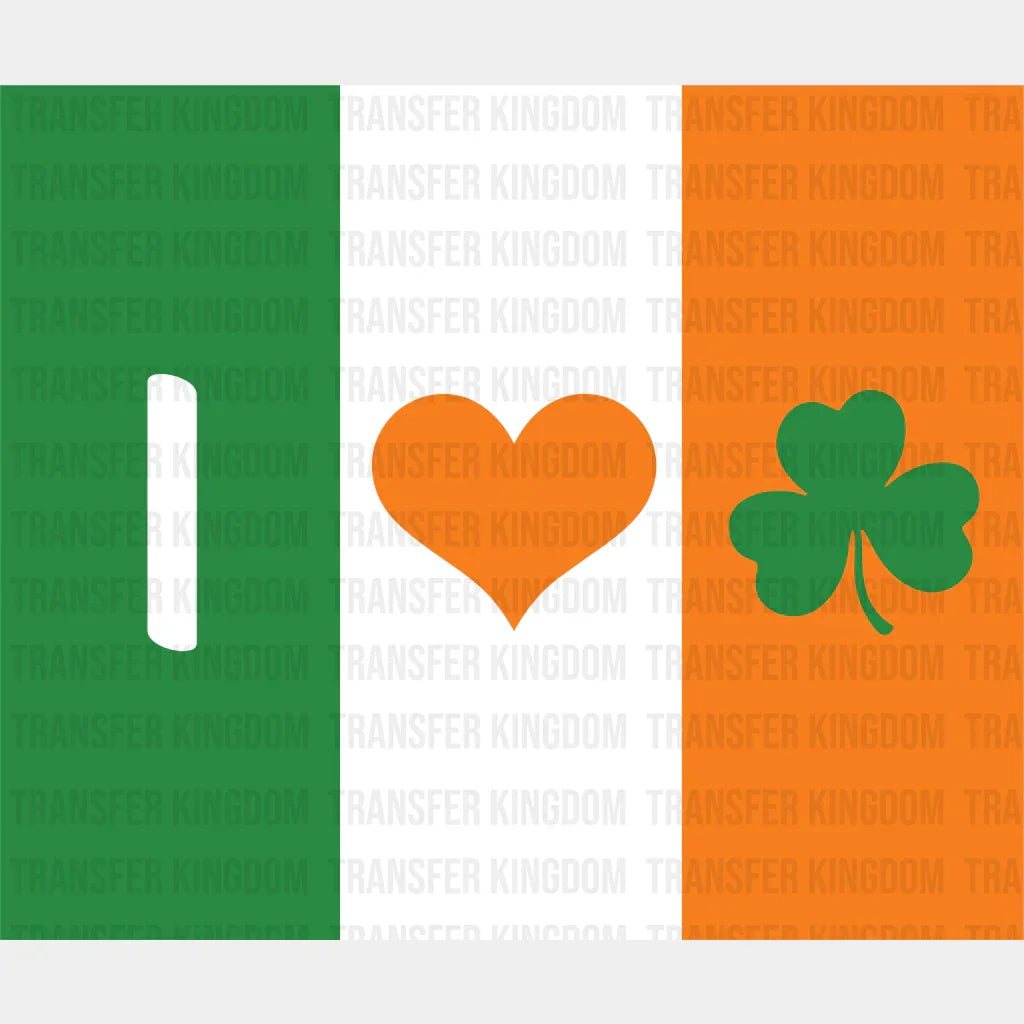 Irish Flag St. Patrick's Day Design - DTF heat transfer - Transfer Kingdom