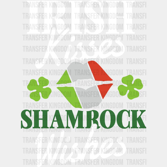 Irish Kisses St. Patrick's Day Design - DTF heat transfer - Transfer Kingdom