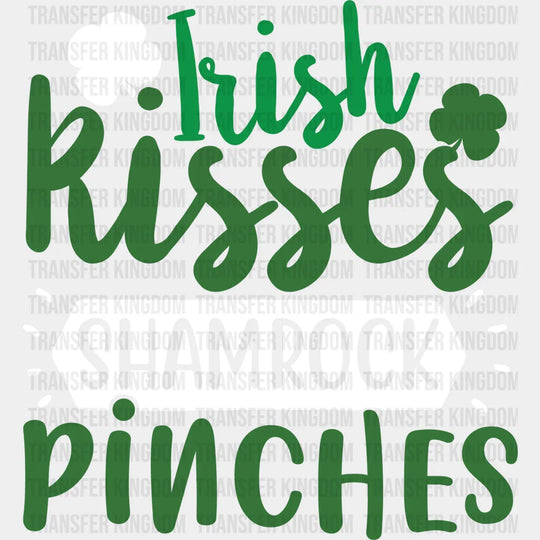 Irish Kisses St. Patrick's Day Design - DTF heat transfer - Transfer Kingdom