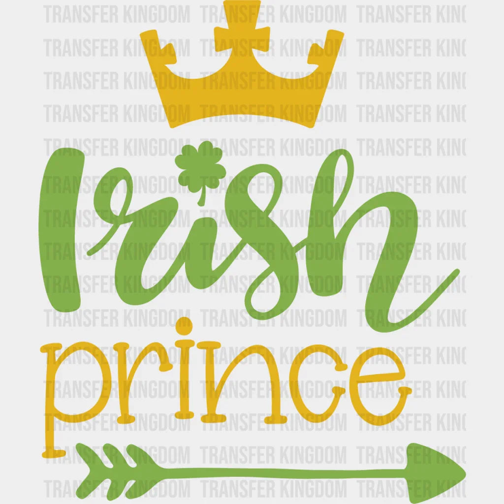 Irish Prince St. Patrick's Day Design - DTF heat transfer - Transfer Kingdom