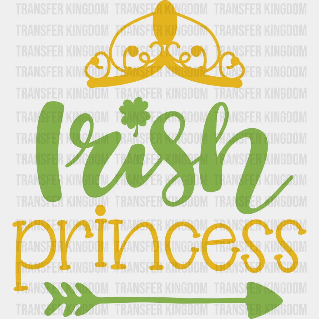 Irish Princess St. Patrick's Day Design - DTF heat transfer - Transfer Kingdom