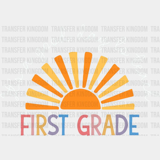 Its A Good Day To Teach First Grade 100 Days Of School Design - DTF heat transfer - Transfer Kingdom