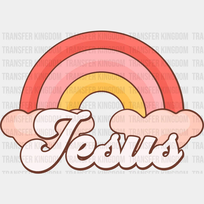 Jesus Rainbow Easter Design - DTF heat transfer