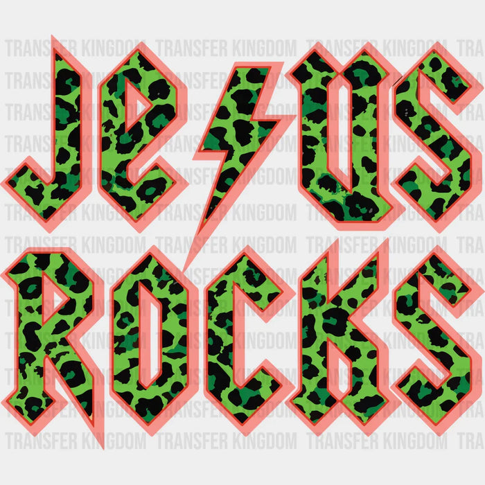 Jesus Rocks Easter Design - DTF heat transfer