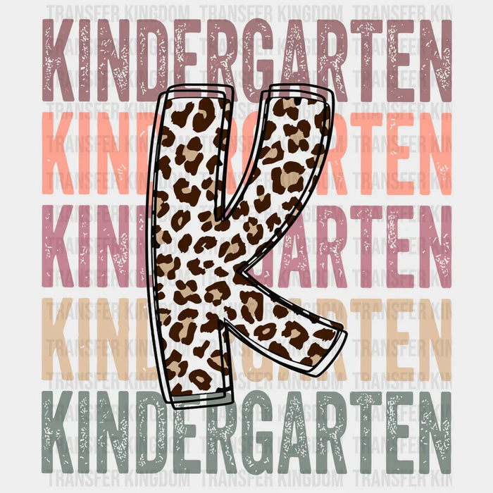 Kindergarten 100 Days School Design - 100 Days Of School DTF heat transfer