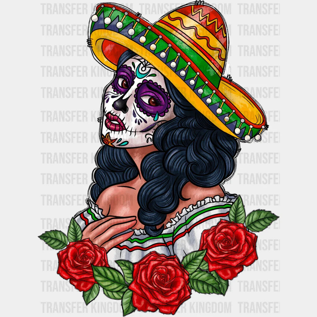 Lady - Cinco De Mayo DTF heat transfer - Transfer Kingdom
