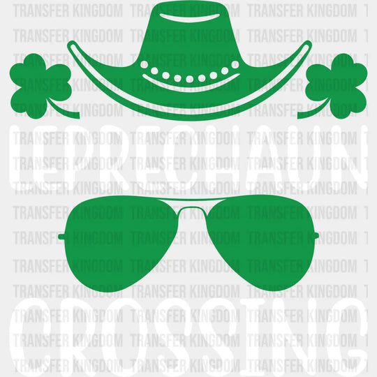 Leprechaun Crossing St. Patrick's Day Design - DTF heat transfer - Transfer Kingdom