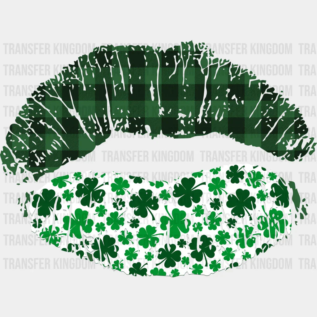 Lips St. Patrick's Day Design - DTF heat transfer - Transfer Kingdom