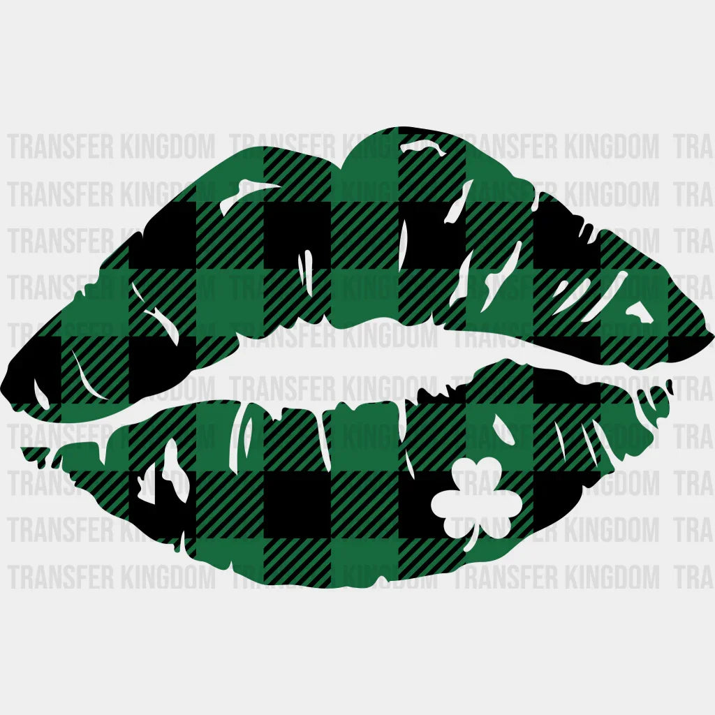 Lips St. Patrick's Day Design - DTF heat transfer - Transfer Kingdom