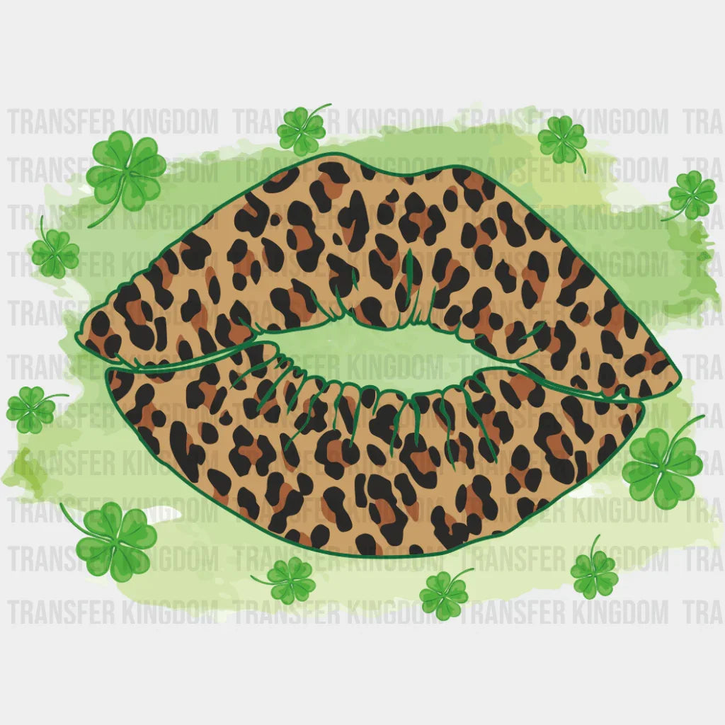 Lips St. Patrick's Day Design - DTF heat transfer - Transfer Kingdom