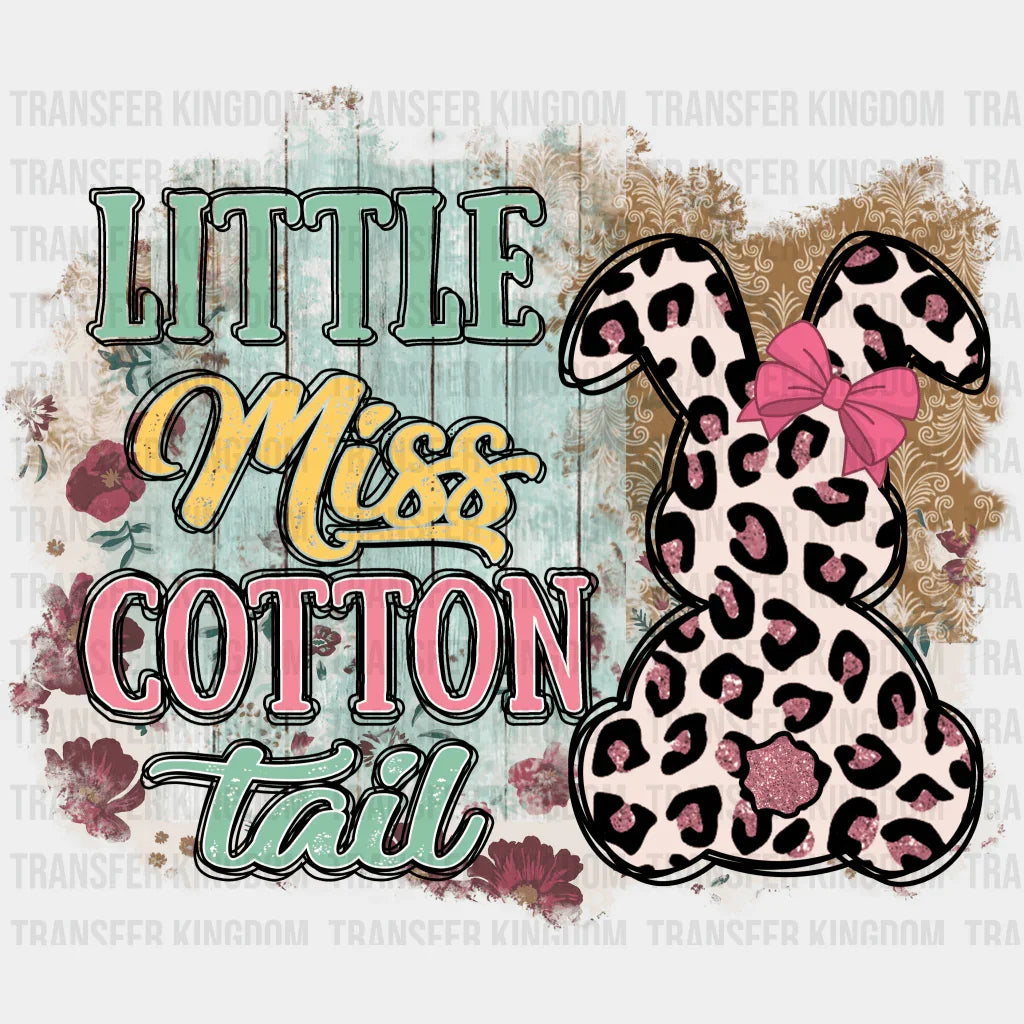 Little Miss Cotton Tail Easter Design - DTF heat transfer - Transfer Kingdom