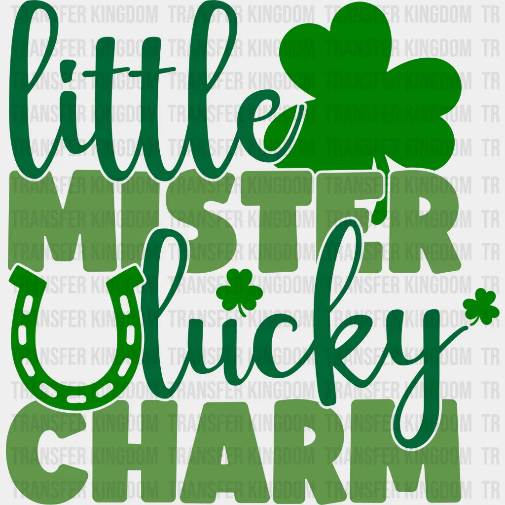 Little Mister Lucky Charm St. Patrick's Day Design - DTF heat transfer - Transfer Kingdom