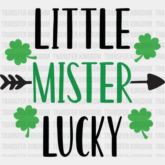 Little Mister Lucky St. Patrick's Day Design - DTF heat transfer - Transfer Kingdom