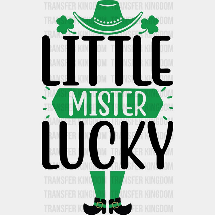 Little Mister Lucky St. Patrick's Day Design - DTF heat transfer