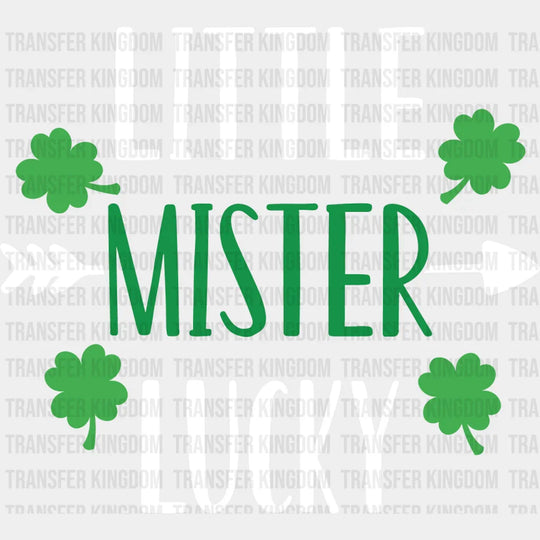Little Mister Lucky St. Patrick's Day Design - DTF heat transfer - Transfer Kingdom