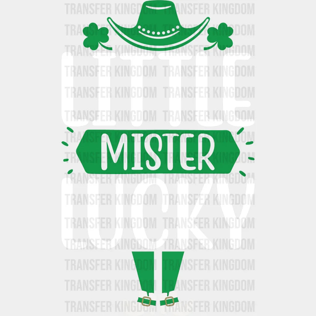 Little Mister Lucky St. Patrick's Day Design - DTF heat transfer - Transfer Kingdom