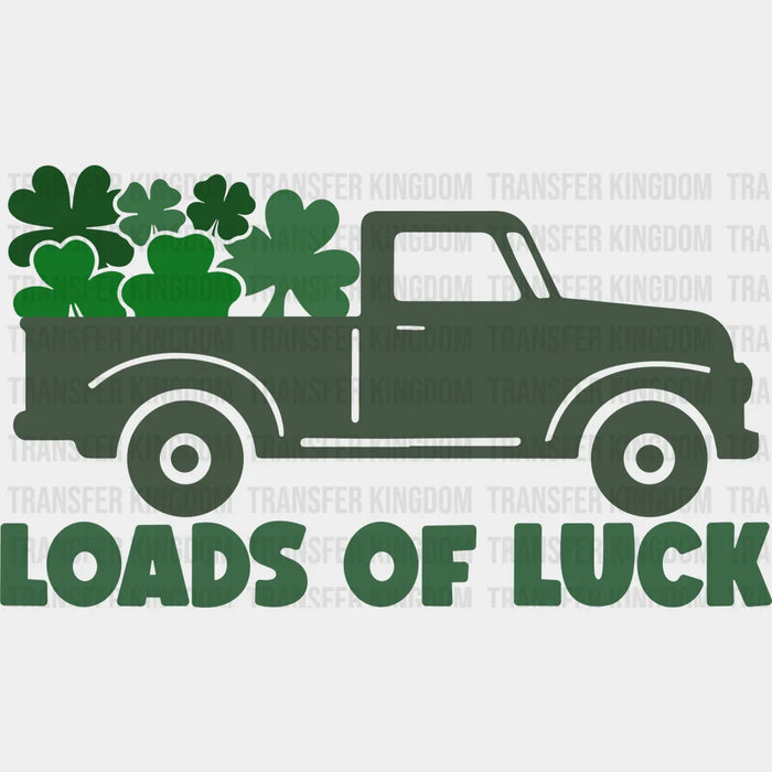 Loads Of Luck St. Patrick's Day Design - DTF heat transfer