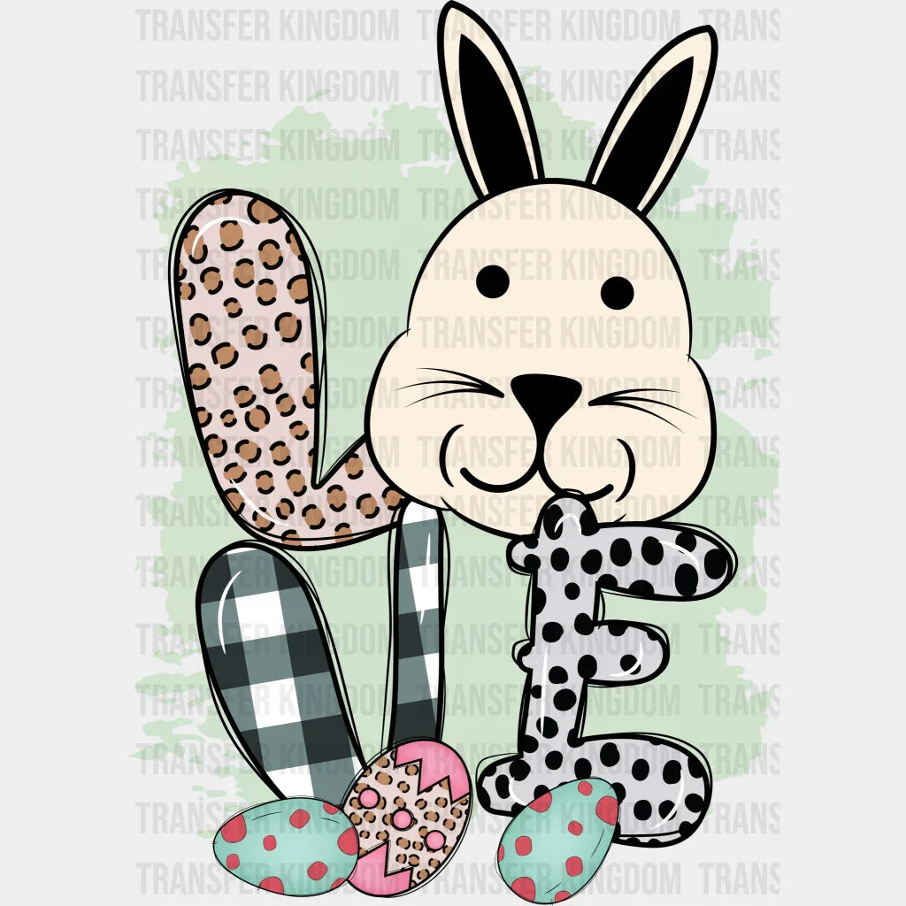 LOVE Easter Design - DTF heat transfer - Transfer Kingdom
