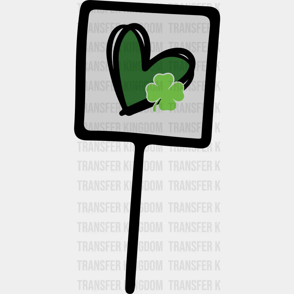 Love Sign St. Patrick's Day Design - DTF heat transfer - Transfer Kingdom