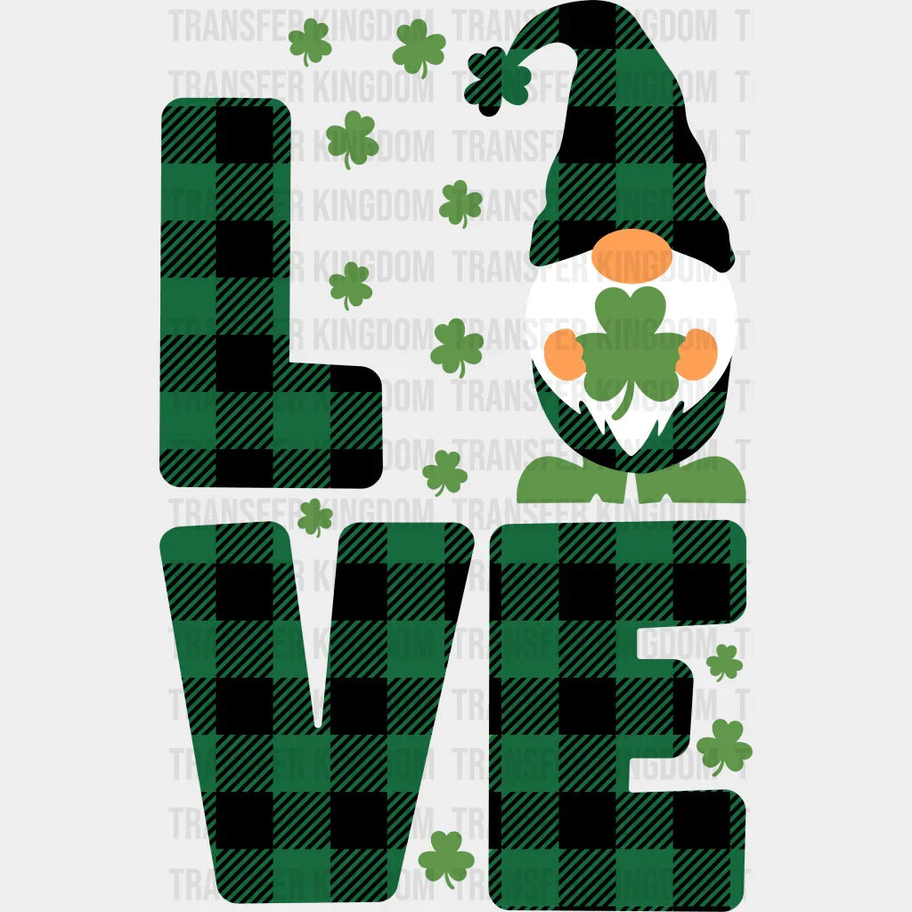Love St. Patrick's Day Design - DTF heat transfer - Transfer Kingdom
