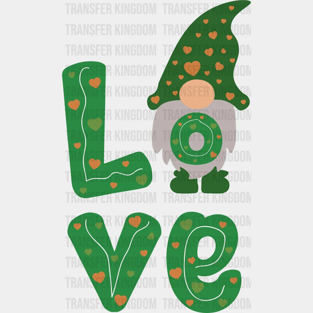 Love St. Patrick's Day Design - DTF heat transfer - Transfer Kingdom