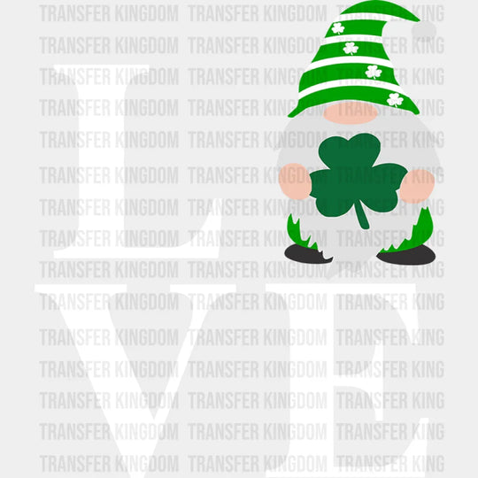 LOVE St. Patrick's Day Design - DTF heat transfer - Transfer Kingdom