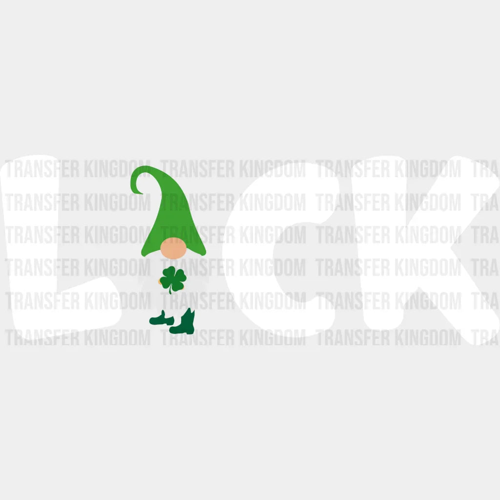 LUCK St. Patrick's Day Design - DTF heat transfer - Transfer Kingdom