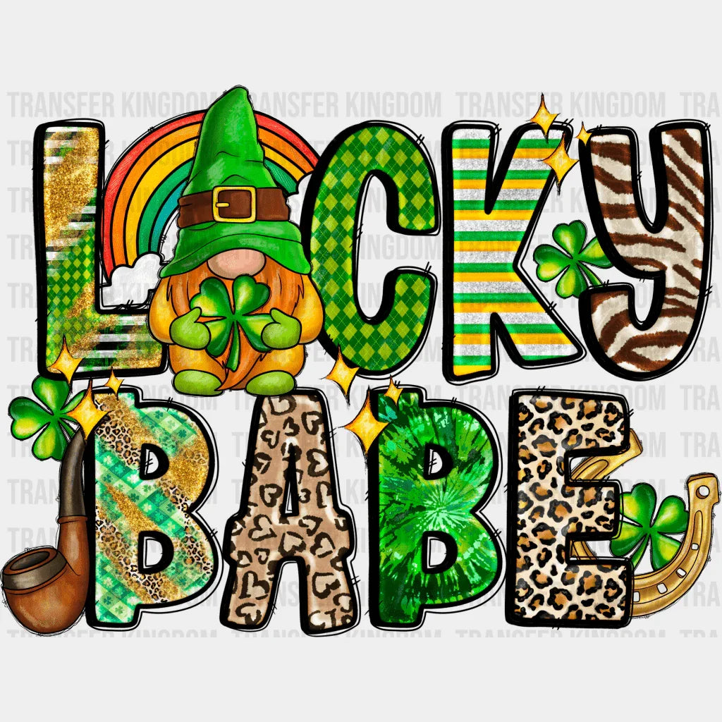 Lucky Babe St. Patrick's Day Design - DTF heat transfer - Transfer Kingdom